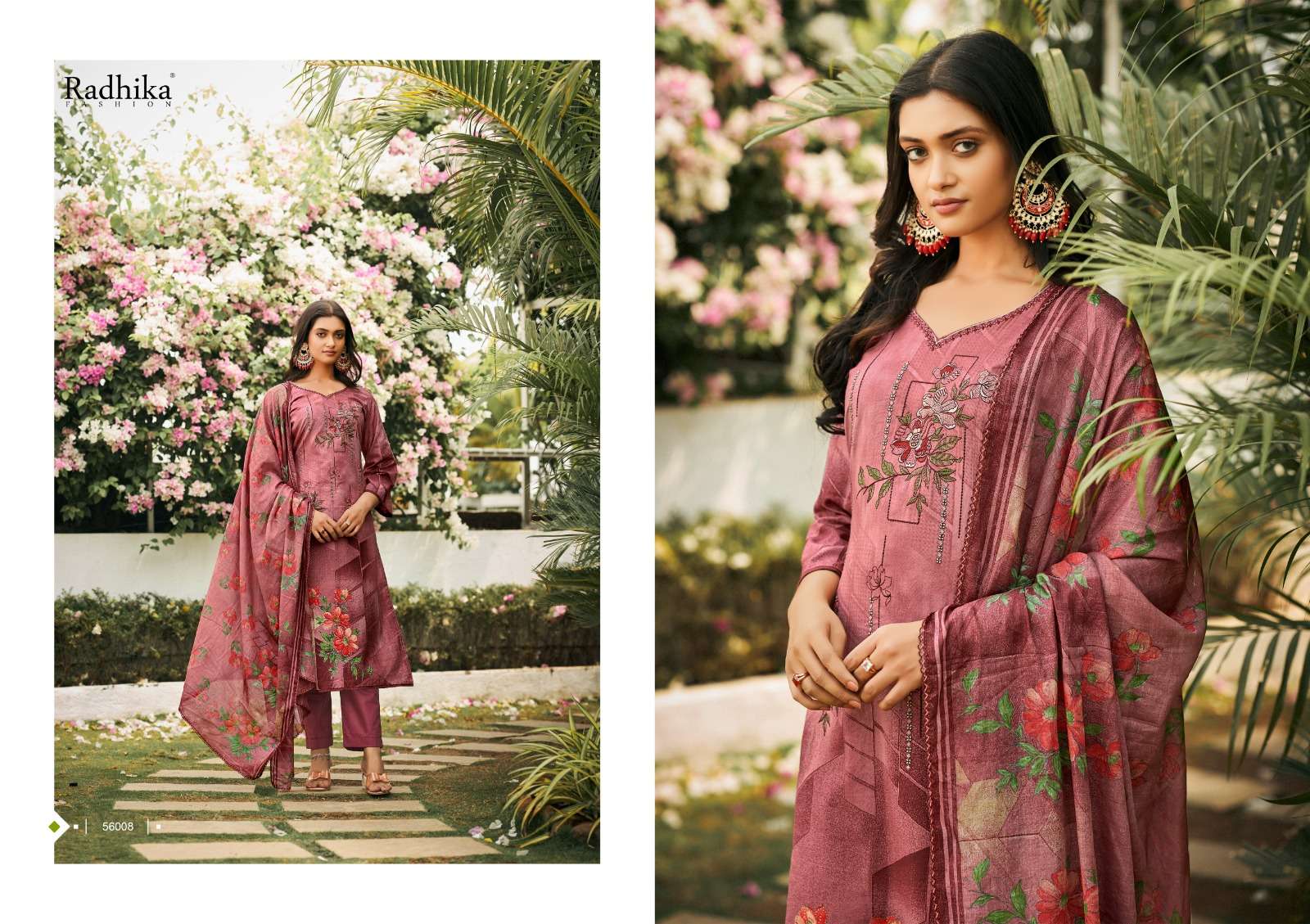 Mussaret Vol-22 By Radhika Fashion 56001 To 56008 Series Beautiful Stylish Festive Suits Fancy Colorful Casual Wear & Ethnic Wear & Ready To Wear Pure Cambric Cotton Print Dresses At Wholesale Price