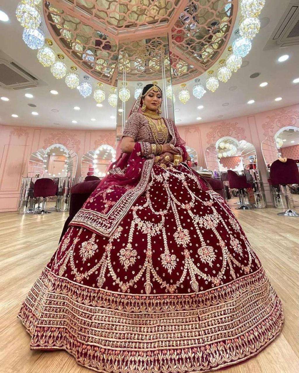 Teal Multi Color New Exclusive Bridal Lehenga Choli Wholesale