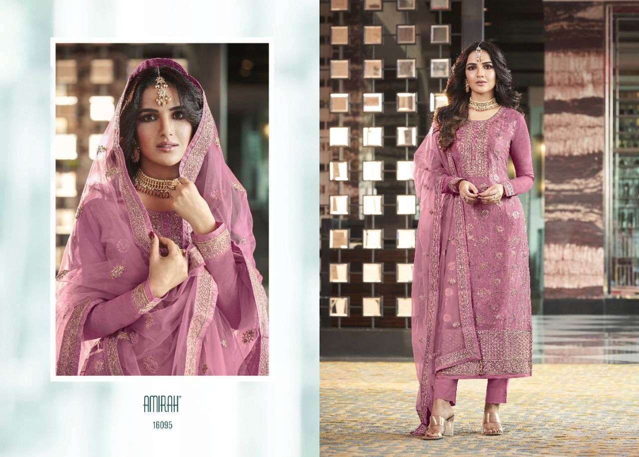 Sofia Nx By Amirah Beautiful Suits Colorful Stylish Fancy Casual Wear & Ethnic Wear Pure Viscose Dola Jacquard Embroidered Dresses At Wholesale Price