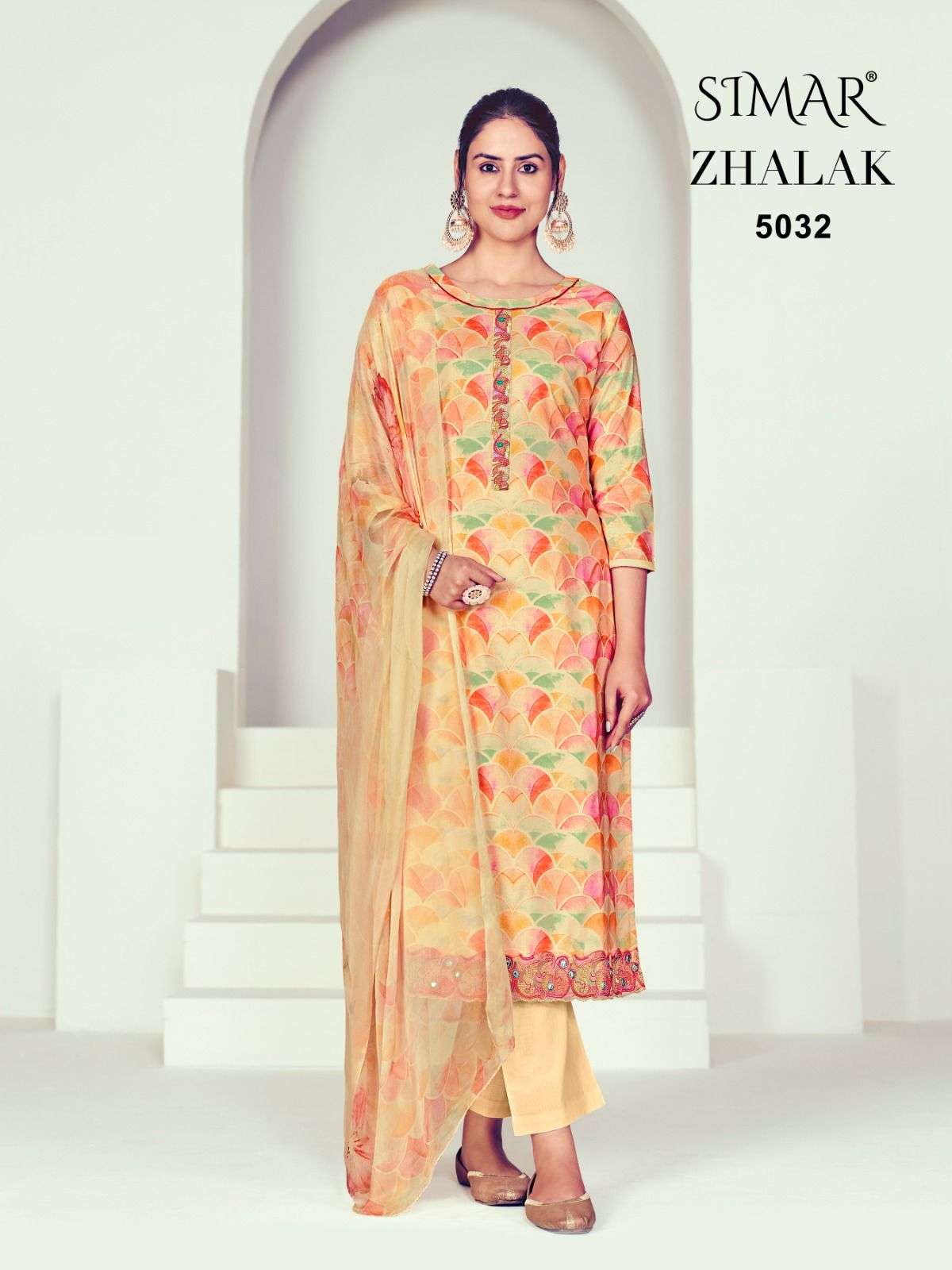 Zhalak Nx By Glossy Designer Festive Suits Collection Beautiful Stylish Colorful Fancy Party Wear & Occasional Wear Pure Cotton Digital Print Dresses At Wholesale Price
