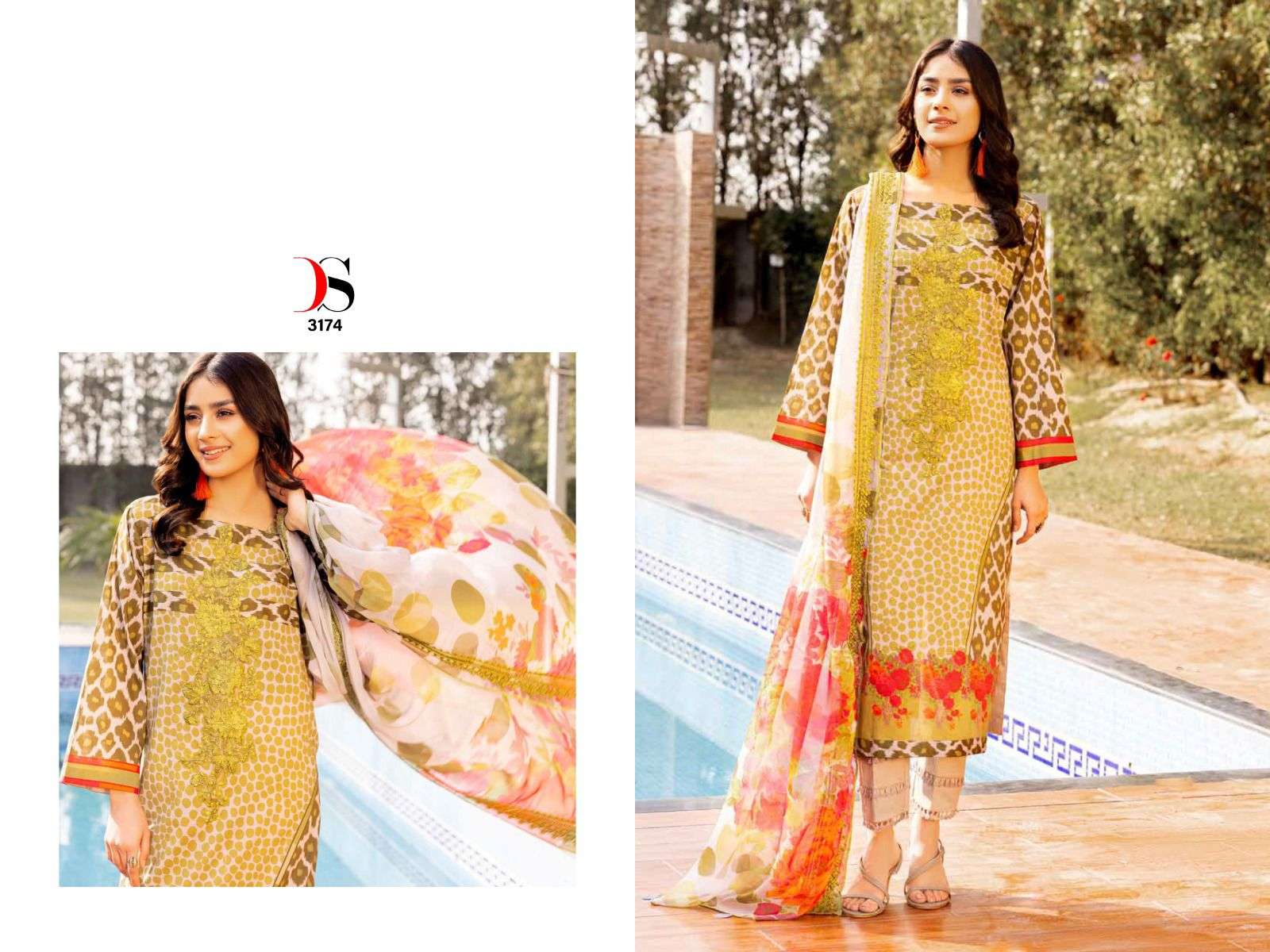 Charizma Combination Embroidered Dupatta Collection By Deepsy Suits 3171 To 3178 Series Beautiful Pakistani Suits Colorful Stylish Fancy Casual Wear & Ethnic Wear Pure Cotton Embroidered Dresses At Wholesale Price