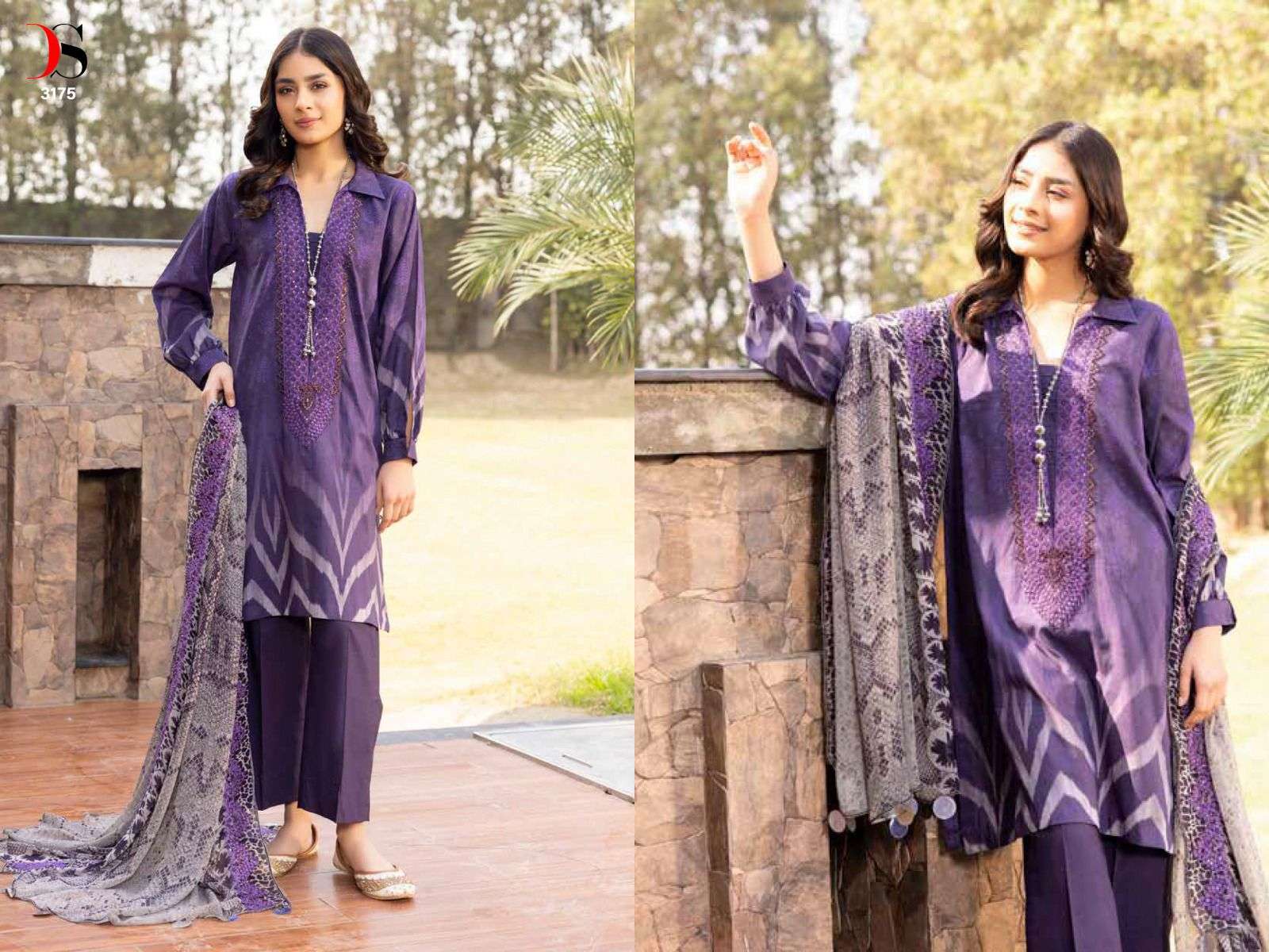 Charizma Combination Embroidered Dupatta Collection By Deepsy Suits 3171 To 3178 Series Beautiful Pakistani Suits Colorful Stylish Fancy Casual Wear & Ethnic Wear Pure Cotton Embroidered Dresses At Wholesale Price