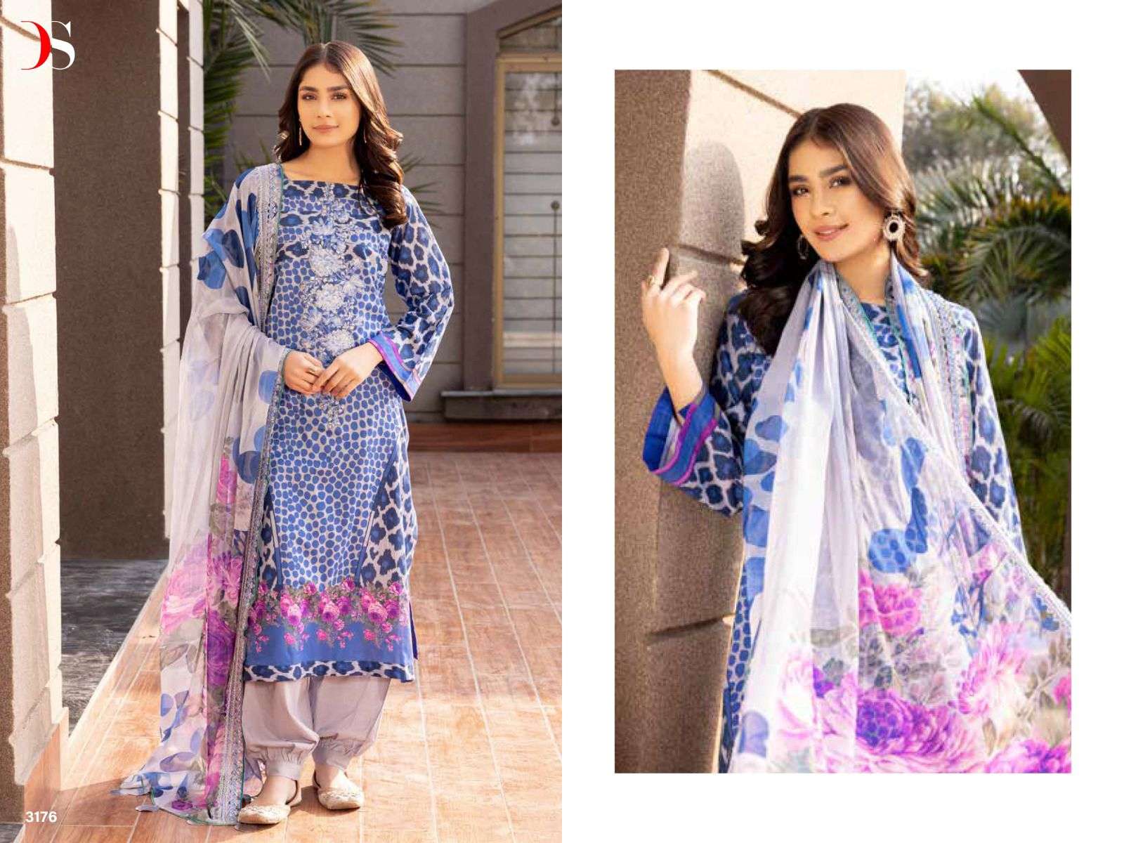 Charizma Combination Embroidered Dupatta Collection By Deepsy Suits 3171 To 3178 Series Beautiful Pakistani Suits Colorful Stylish Fancy Casual Wear & Ethnic Wear Pure Cotton Embroidered Dresses At Wholesale Price