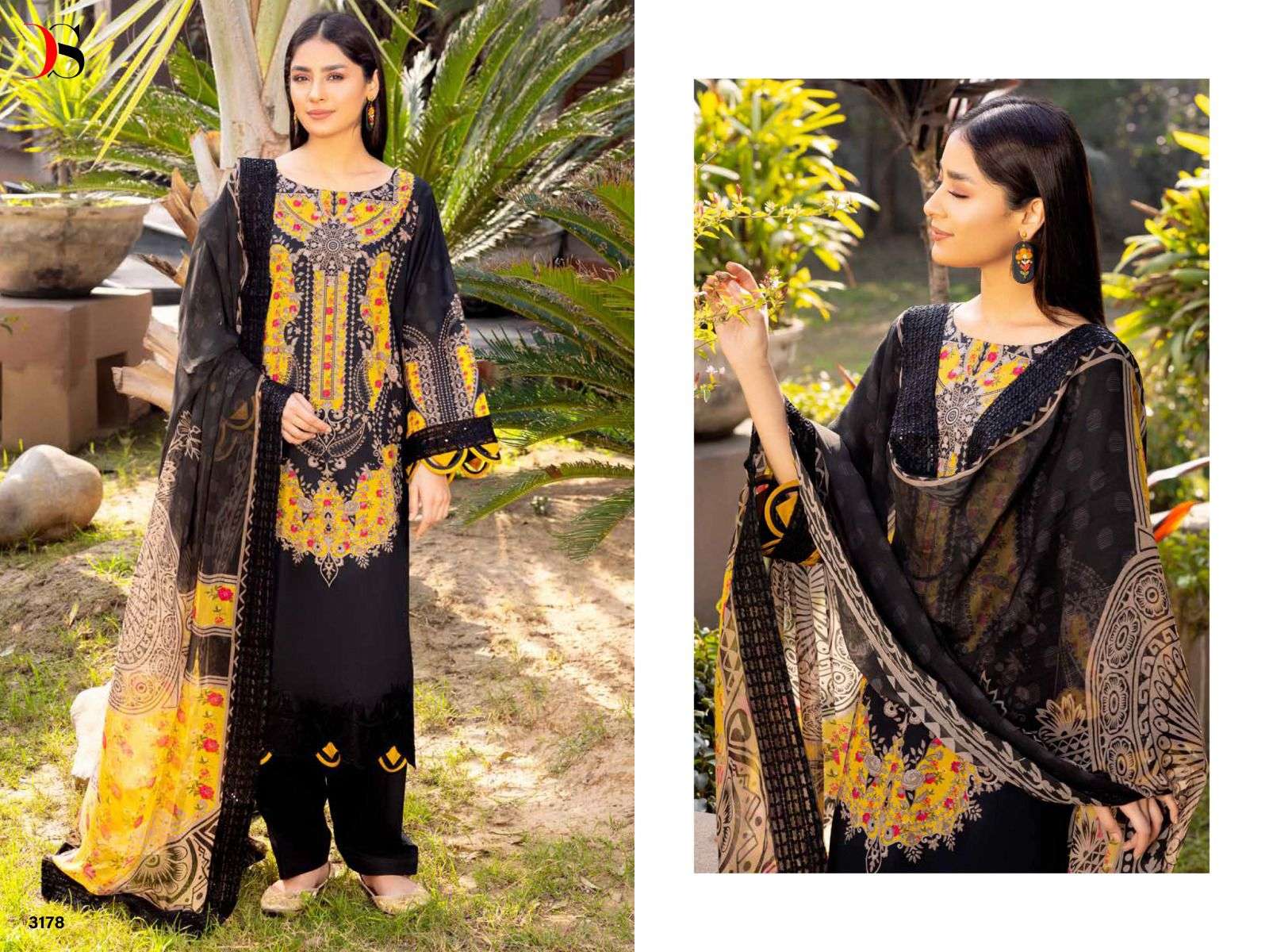 Charizma Combination Embroidered Dupatta Collection By Deepsy Suits 3171 To 3178 Series Beautiful Pakistani Suits Colorful Stylish Fancy Casual Wear & Ethnic Wear Pure Cotton Embroidered Dresses At Wholesale Price