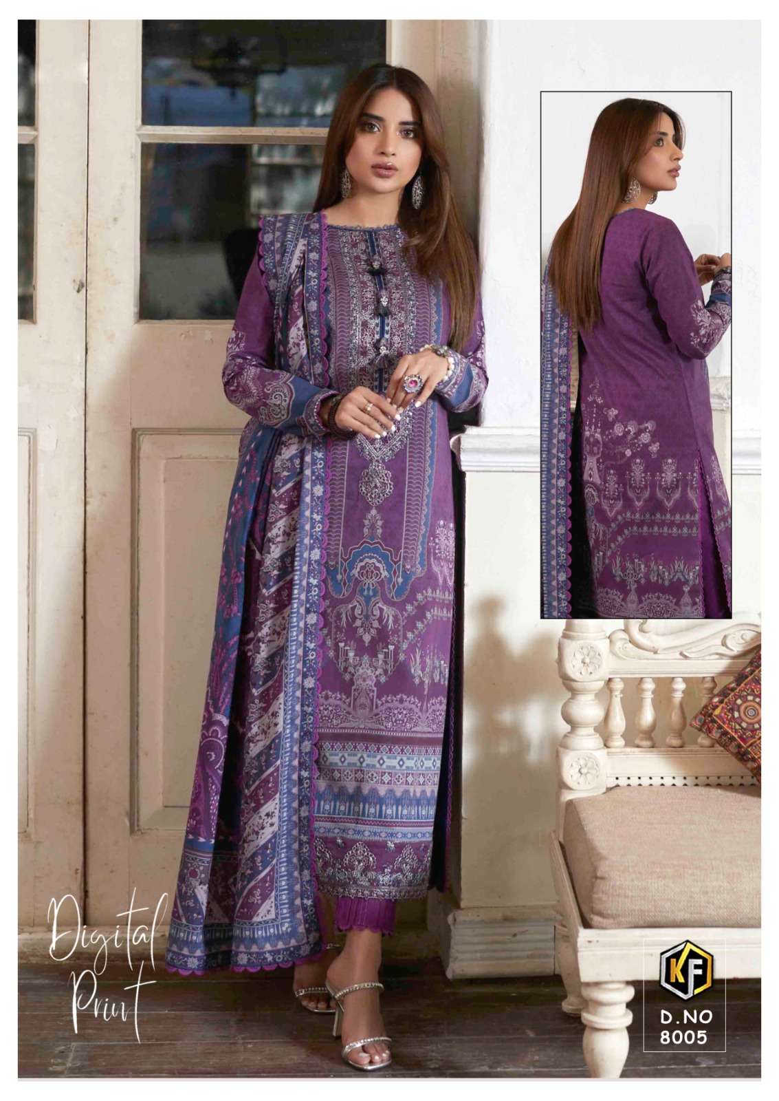 Sobia Nazir Vol-8 By Keval Fab 8001 To 8006 Series Beautiful Suits Colorful Stylish Fancy Casual Wear & Ethnic Wear Heavy Cotton Print Dresses At Wholesale Price