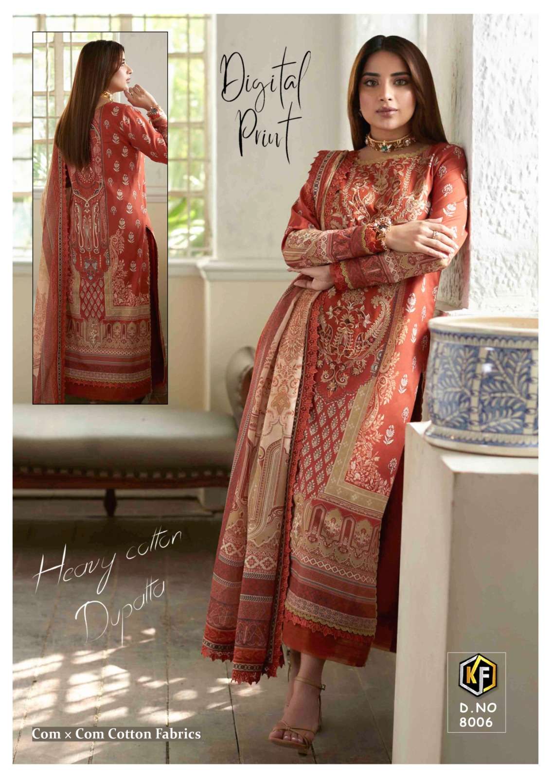 Sobia Nazir Vol-8 By Keval Fab 8001 To 8006 Series Beautiful Suits Colorful Stylish Fancy Casual Wear & Ethnic Wear Heavy Cotton Print Dresses At Wholesale Price