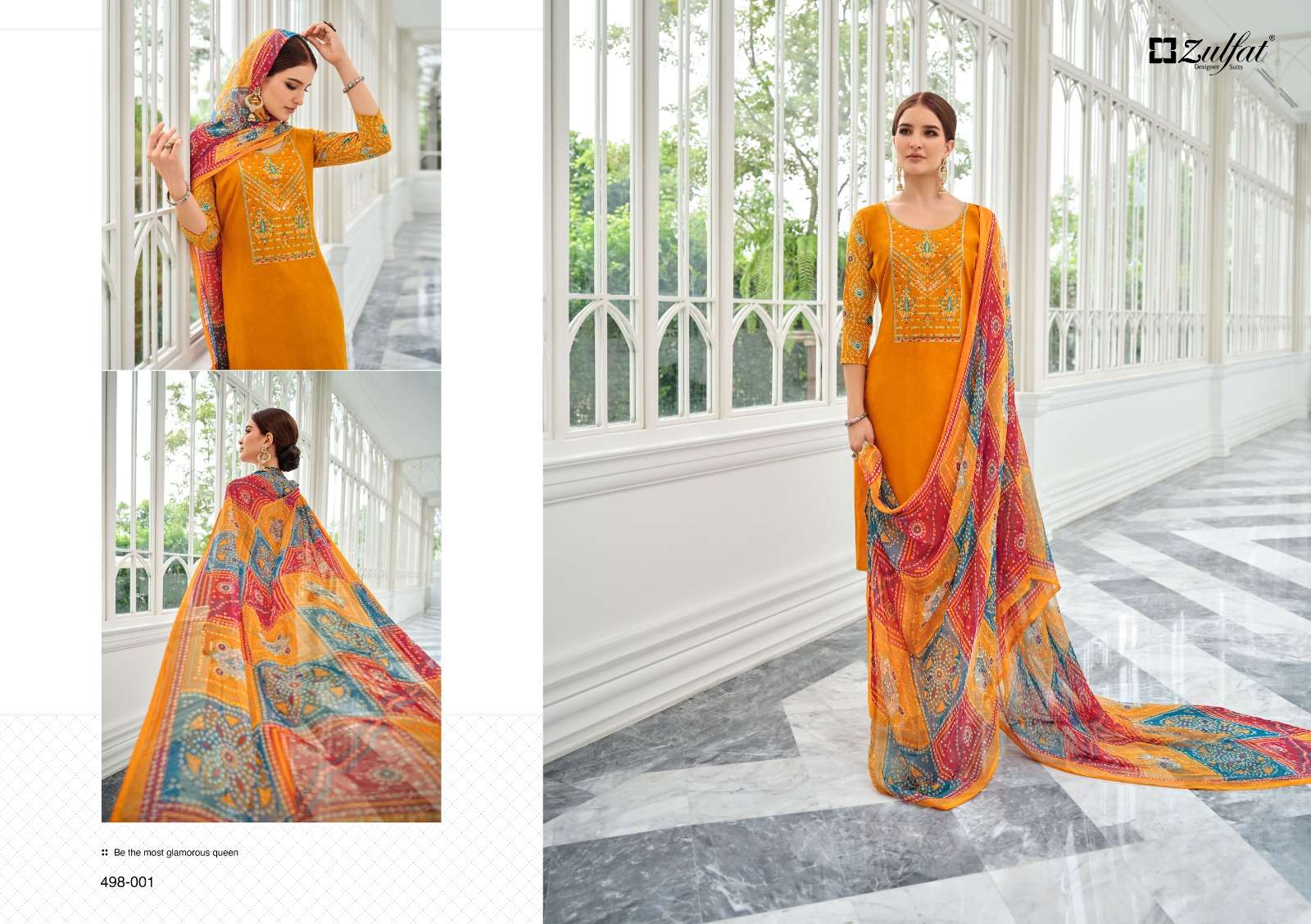 Jashn By Zulfat 498-001 To 498-010 Series Beautiful Stylish Festive Suits Fancy Colorful Casual Wear & Ethnic Wear & Ready To Wear Viscose Rayon Embroidered Dresses At Wholesale Price