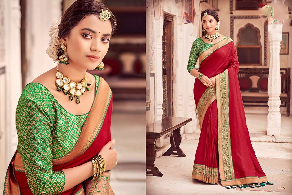 Nandani By Fashid Wholesale 1001 To 1008 Series Indian Traditional Wear Collection Beautiful Stylish Fancy Colorful Party Wear & Occasional Wear Fancy Sarees At Wholesale Price