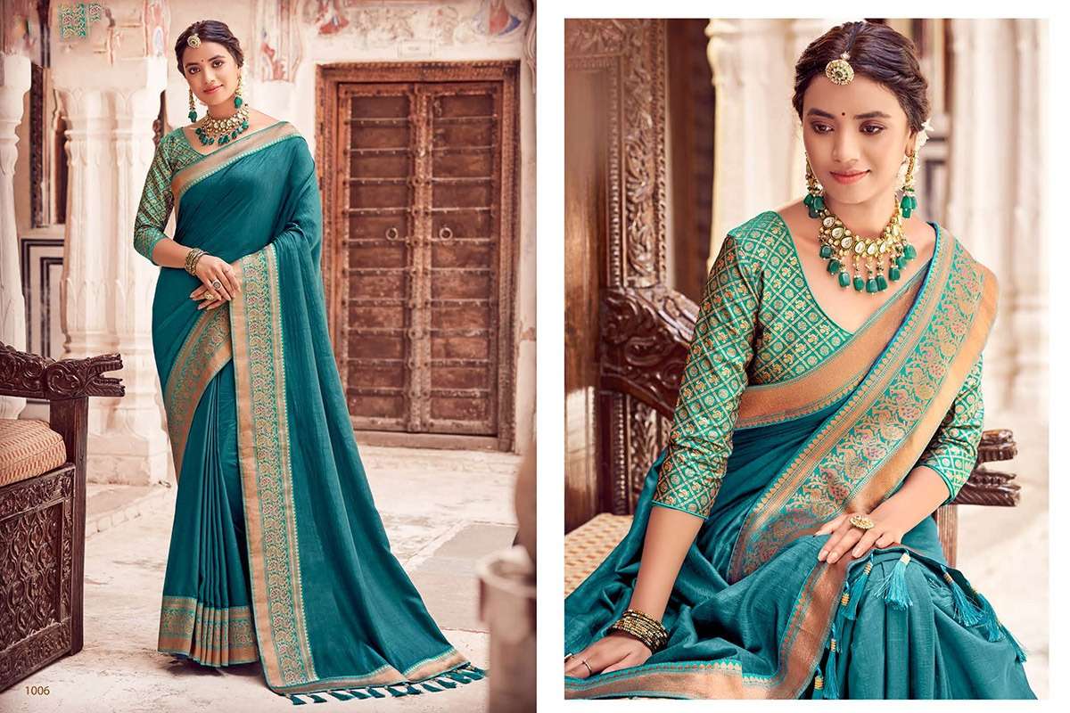 Nandani By Fashid Wholesale 1001 To 1008 Series Indian Traditional Wear Collection Beautiful Stylish Fancy Colorful Party Wear & Occasional Wear Fancy Sarees At Wholesale Price