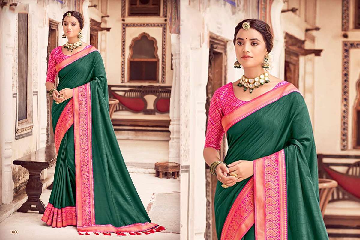 Nandani By Fashid Wholesale 1001 To 1008 Series Indian Traditional Wear Collection Beautiful Stylish Fancy Colorful Party Wear & Occasional Wear Fancy Sarees At Wholesale Price