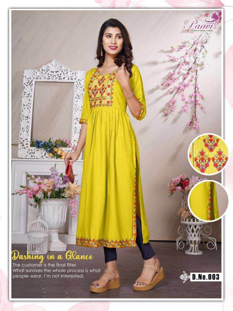 Sparkle By Paavi 001 To 008 Series Beautiful Stylish Fancy Colorful Casual Wear & Ethnic Wear Heavy Rayon Foil Kurtis At Wholesale Price