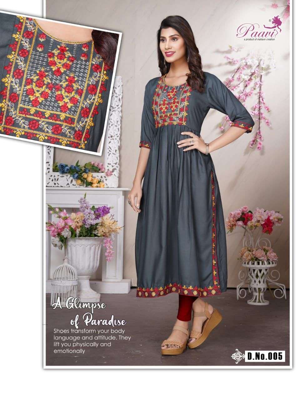Sparkle By Paavi 001 To 008 Series Beautiful Stylish Fancy Colorful Casual Wear & Ethnic Wear Heavy Rayon Foil Kurtis At Wholesale Price