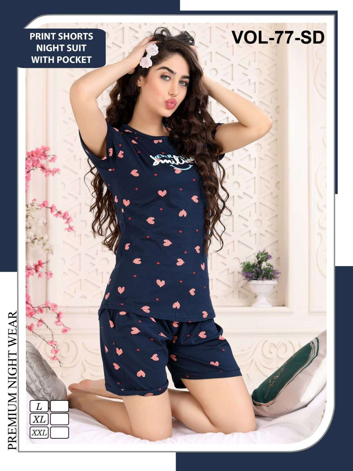 Vol-77-SD By Fashion Talk 01 To 06 Series Beautiful Stylish Fancy Colorful Casual Wear & Ethnic Wear Hosiery Cotton Night Suits At Wholesale Price