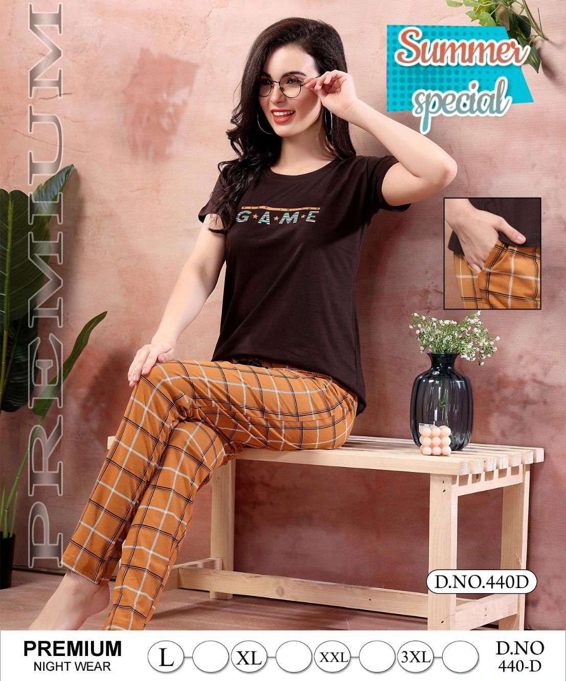 Vol-440 By Fashion Talk 440-A To 440-F Series Beautiful Stylish Fancy Colorful Casual Wear & Ethnic Wear Hosiery Cotton Night Suits At Wholesale Price