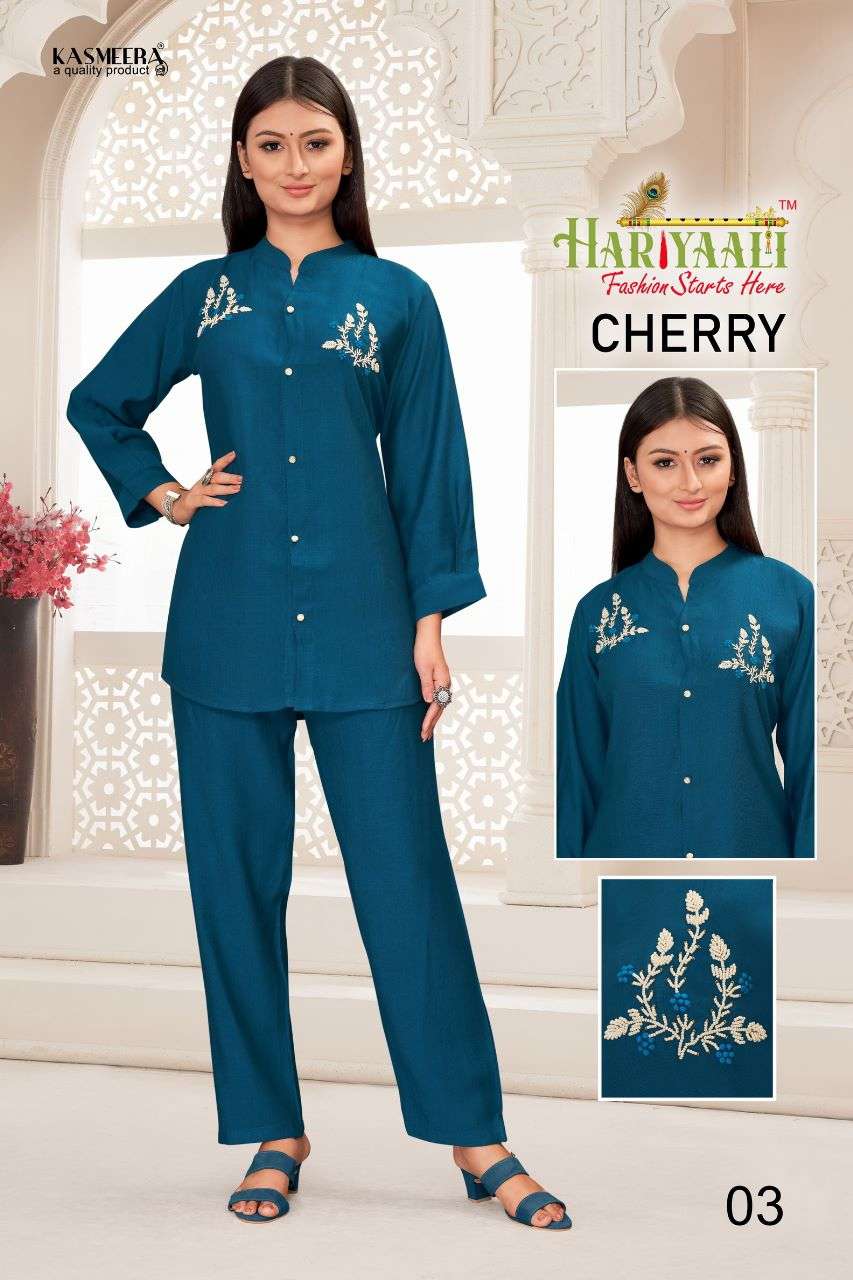 Cherry By Hariyaali 01 To 06 Series Beautiful Stylish Fancy Colorful Casual Wear & Ethnic Wear Silk Tops With Bottom At Wholesale Price