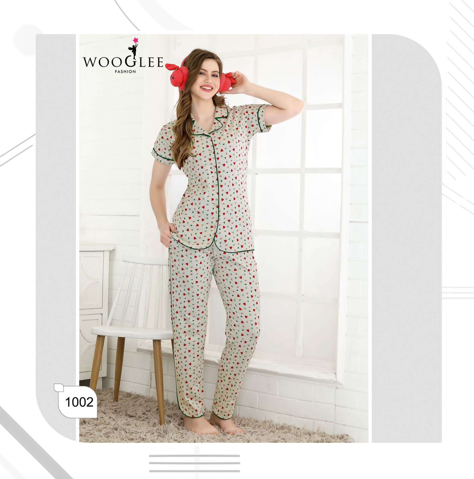 Night Out Vol-3 By Wooglee 1001 To 1006 Series Beautiful Stylish Fancy Colorful Casual Wear & Ethnic Wear Hosiery Cotton Night Suits At Wholesale Price