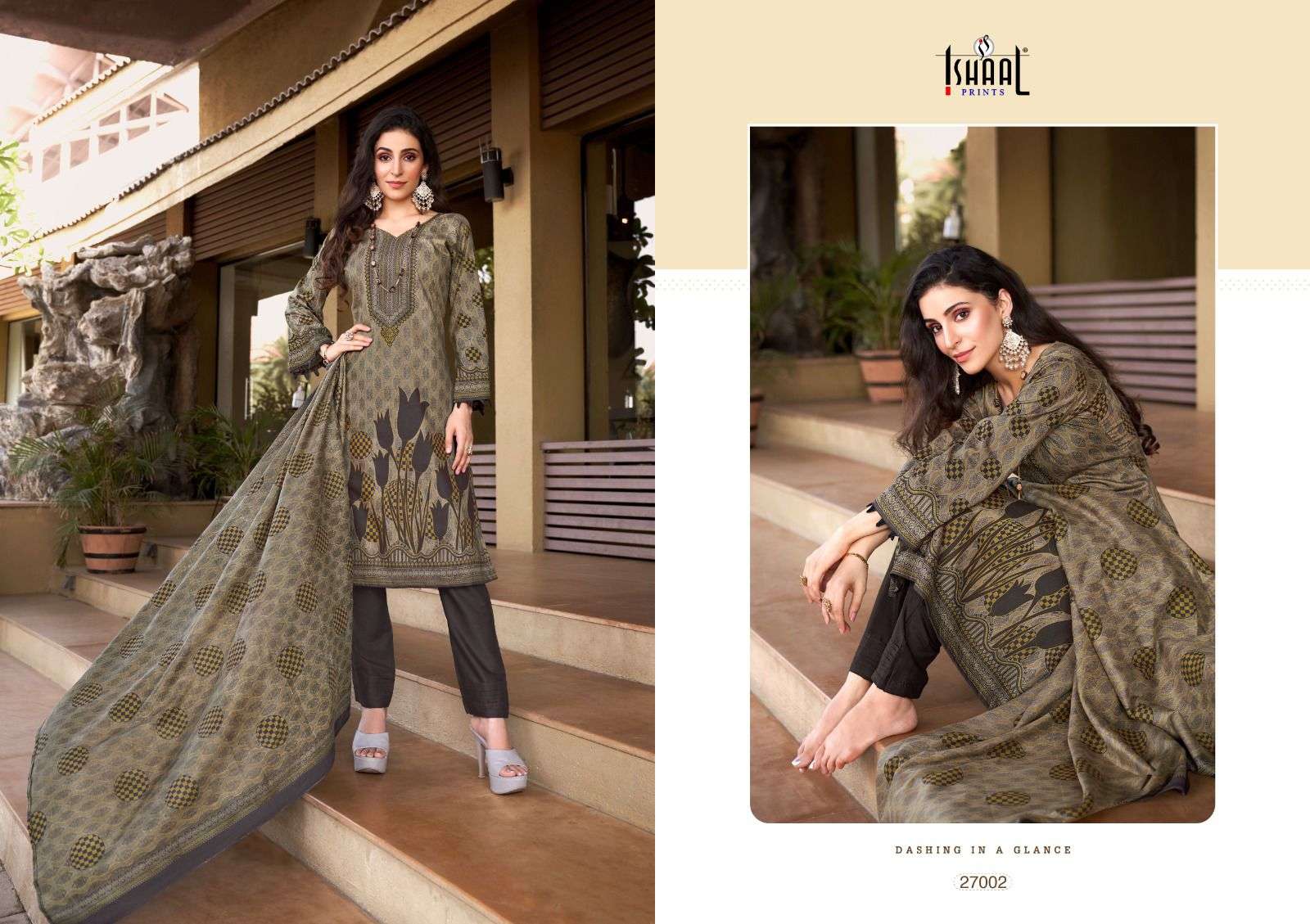 Gulmohar Vol-27 By Ishaal Prints 27001 To 27010 Series Beautiful Festive Suits Colorful Stylish Fancy Casual Wear & Ethnic Wear Pure Lawn Prints Dresses At Wholesale Price