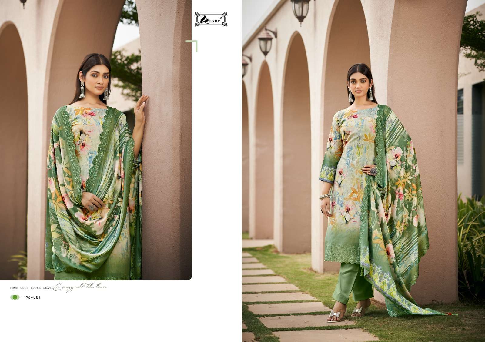 Gukari By Kesar 176-001 To 176-006 Series Beautiful Festive Suits Colorful Stylish Fancy Casual Wear & Ethnic Wear Pure Lawn Print Embroidered Dresses At Wholesale Price