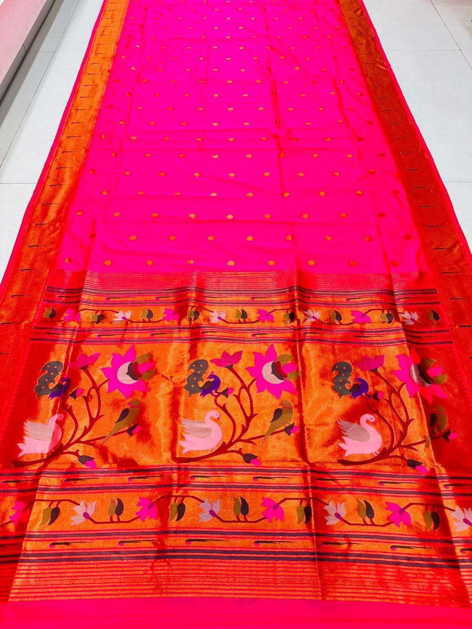 Pt-Dollar Butti Paithani By Fashid Wholesale 01 To 09 Series Ph Indian Traditional Wear Collection Beautiful Stylish Fancy Colorful Party Wear & Occasional Wear Handloom Silk Sarees At Wholesale Price