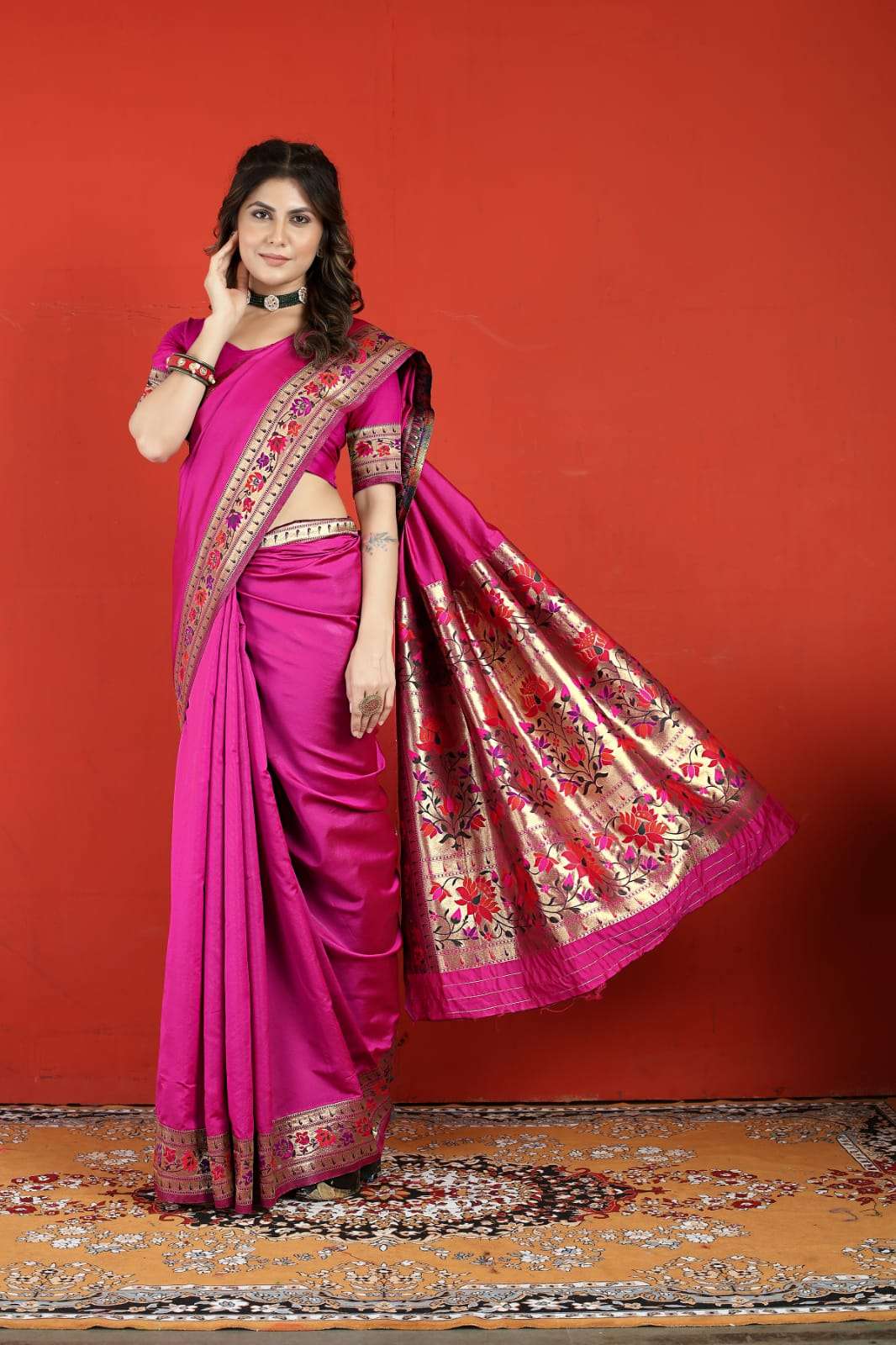 Plain Body Paithani By Fashid Wholesale 01 To 08 Series Ph Indian Traditional Wear Collection Beautiful Stylish Fancy Colorful Party Wear & Occasional Wear Pure Silk Sarees At Wholesale Price