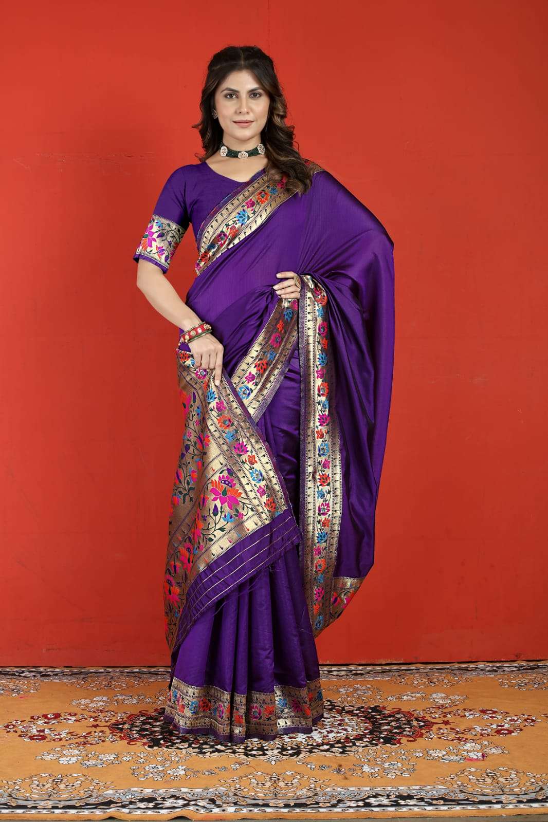 Plain Body Paithani By Fashid Wholesale 01 To 08 Series Ph Indian Traditional Wear Collection Beautiful Stylish Fancy Colorful Party Wear & Occasional Wear Pure Silk Sarees At Wholesale Price