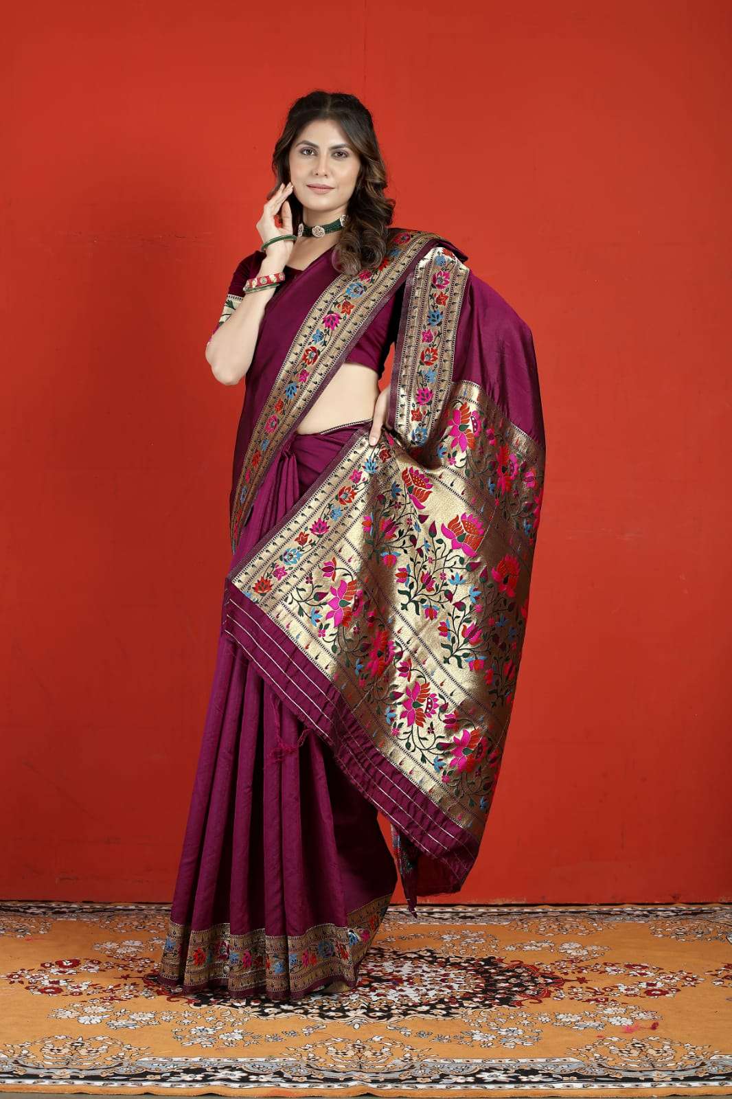 Plain Body Paithani By Fashid Wholesale 01 To 08 Series Ph Indian Traditional Wear Collection Beautiful Stylish Fancy Colorful Party Wear & Occasional Wear Pure Silk Sarees At Wholesale Price