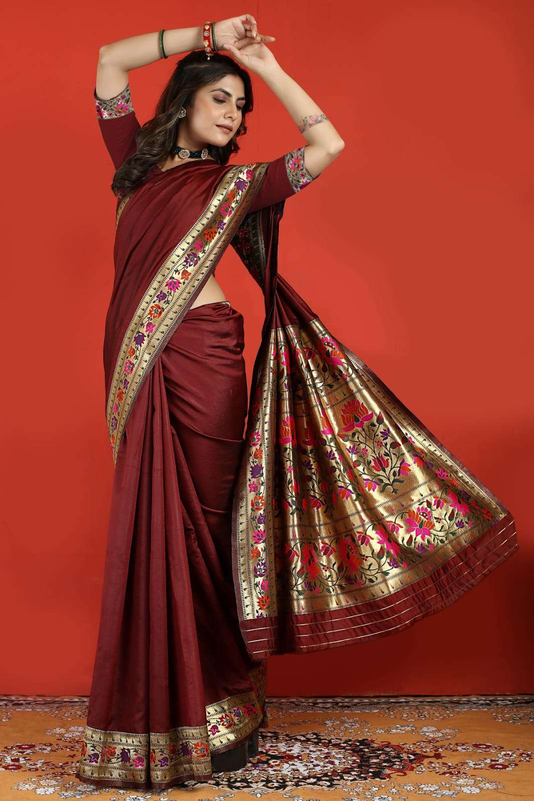 Plain Body Paithani By Fashid Wholesale 01 To 08 Series Ph Indian Traditional Wear Collection Beautiful Stylish Fancy Colorful Party Wear & Occasional Wear Pure Silk Sarees At Wholesale Price