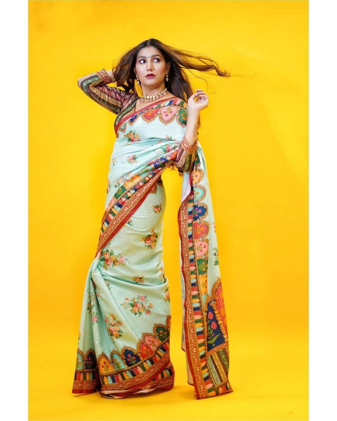 Rs-Sapna Chaudhari By Fashid Wholesale Indian Traditional Wear Collection Beautiful Stylish Fancy Colorful Party Wear & Occasional Wear Silk Sarees At Wholesale Price