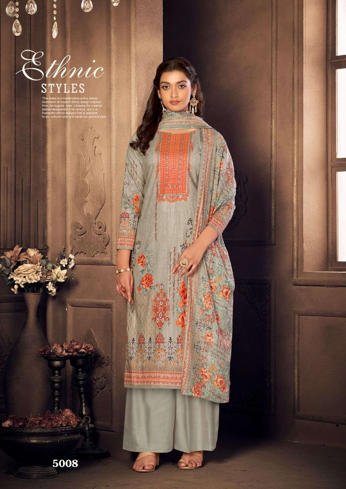 Riana Vol-5 By Yashika Trends 5001 To 5010 Series Beautiful Suits Colorful Stylish Fancy Casual Wear & Ethnic Wear Pure Lawn Print Dresses At Wholesale Price