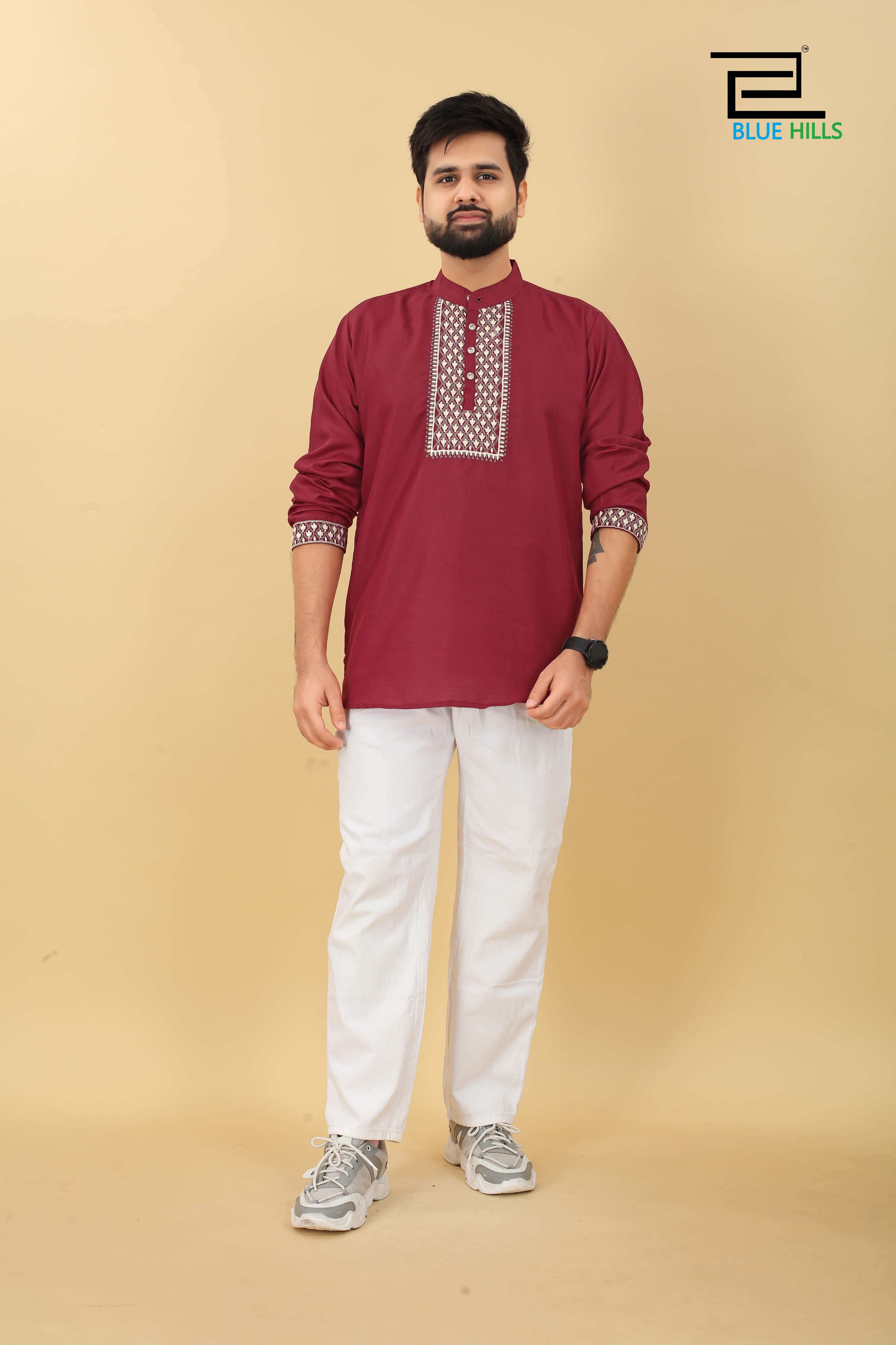 Tradition By Blue Hills 01 To 06 Series Beautiful Colorful Stylish Fancy Casual Wear & Ethnic Wear & Ready To Wear Cotton Kurtas At Wholesale Price