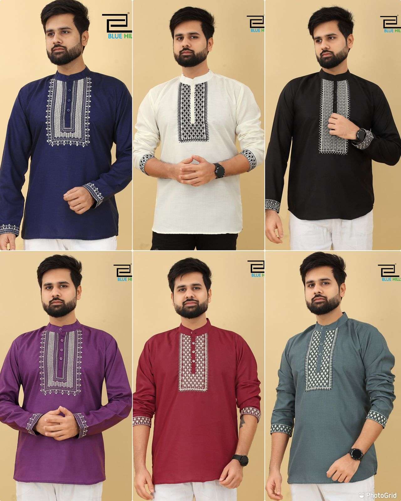 Tradition By Blue Hills 01 To 06 Series Beautiful Colorful Stylish Fancy Casual Wear & Ethnic Wear & Ready To Wear Cotton Kurtas At Wholesale Price