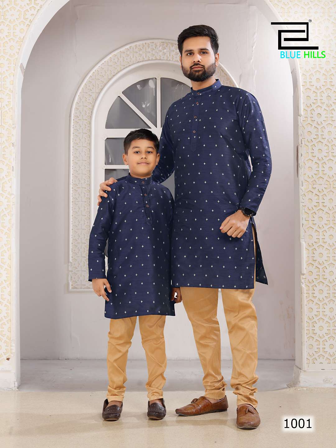 Golden Boys By Blue Hills 1001 To 1005 Series Beautiful Colorful Stylish Fancy Casual Wear & Ethnic Wear & Ready To Wear Silk Jacquard Kurtas At Wholesale Price