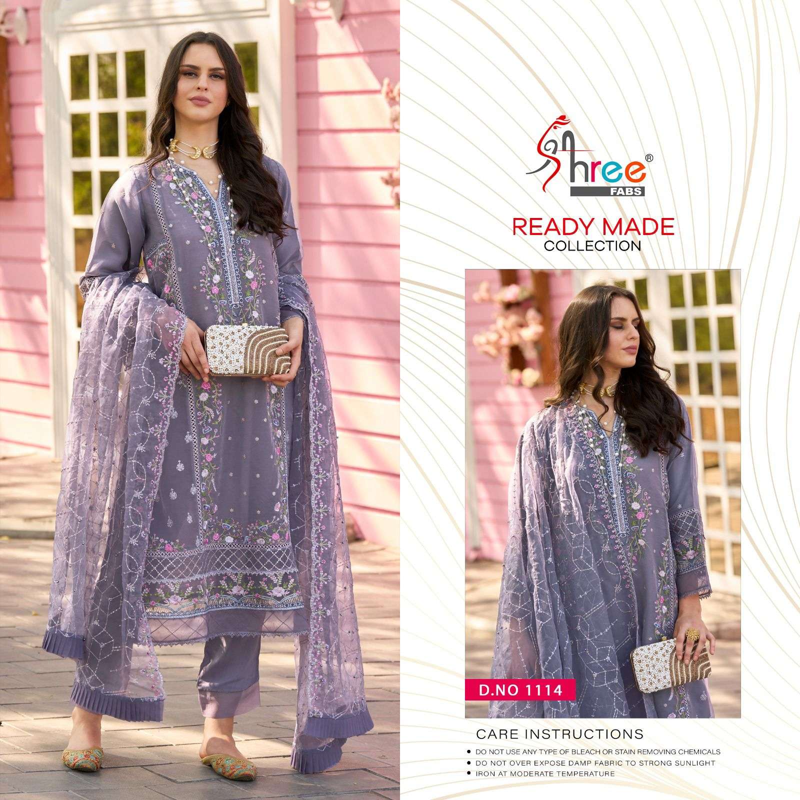 Shree Fabs Hit Design 1114 By Shree Fabs Beautiful Winter Collection Pakistani Suits Stylish Fancy Colorful Casual Wear & Ethnic Wear Organza Embroidery Dresses At Wholesale Price