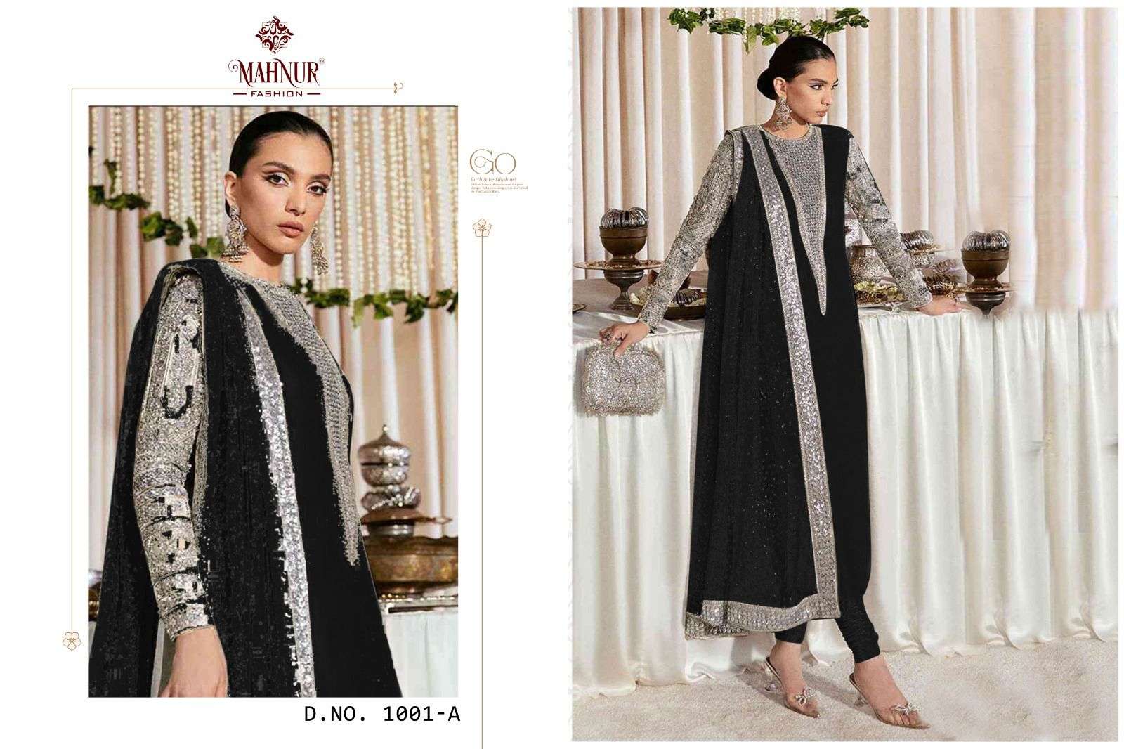 Emaan Adeel Premium Collection Vol-1 By Mahnur Fashion 1001-A To 1001-D Series Beautiful Winter Collection Pakistani Suits Stylish Fancy Colorful Casual Wear & Ethnic Wear Heavy Georgette Embroidery Dresses At Wholesale Price