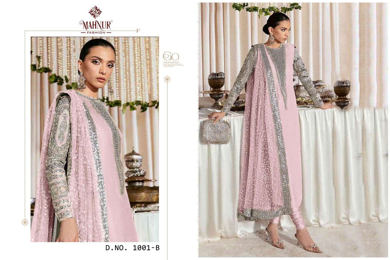 Emaan Adeel Premium Collection Vol-1 By Mahnur Fashion 1001-A To 1001-D Series Beautiful Winter Collection Pakistani Suits Stylish Fancy Colorful Casual Wear & Ethnic Wear Heavy Georgette Embroidery Dresses At Wholesale Price