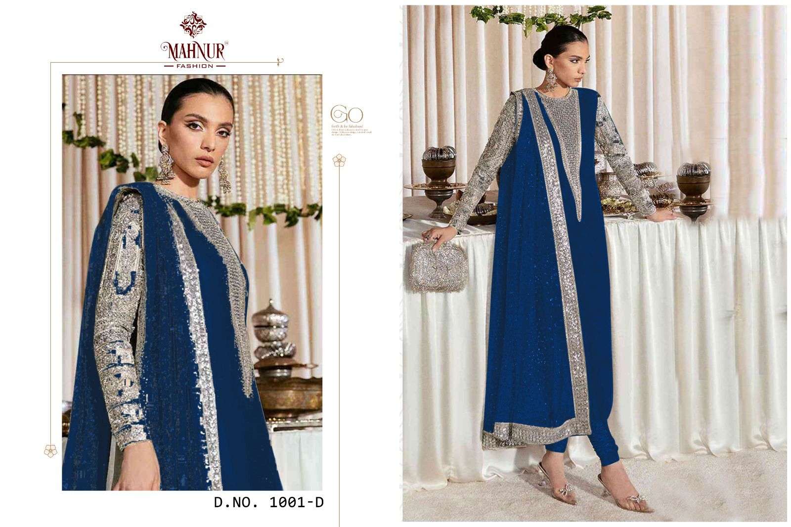 Emaan Adeel Premium Collection Vol-1 By Mahnur Fashion 1001-A To 1001-D Series Beautiful Winter Collection Pakistani Suits Stylish Fancy Colorful Casual Wear & Ethnic Wear Heavy Georgette Embroidery Dresses At Wholesale Price