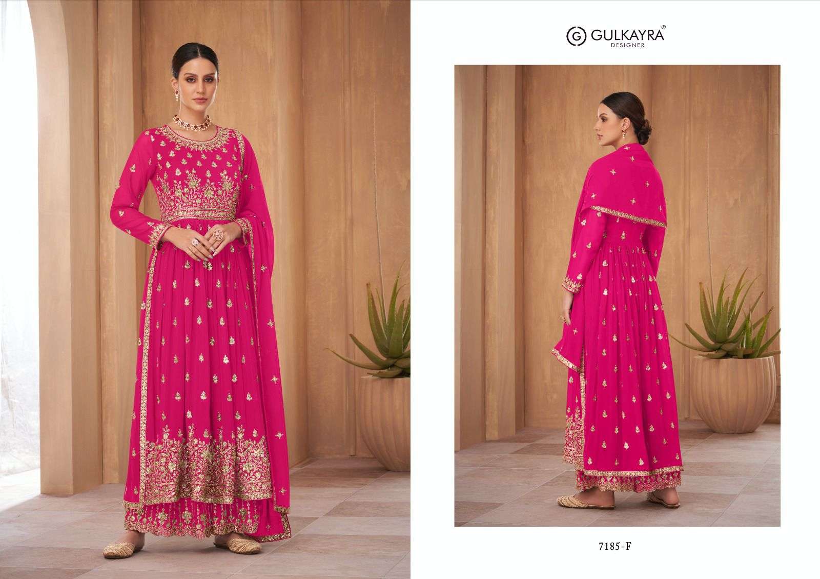 Nayra Vol-2 New Color By Gulkayra Designer 7185-F To 7185-K Series Beautiful Suits Colorful Stylish Fancy Casual Wear & Ethnic Wear Georgette Dresses At Wholesale Price