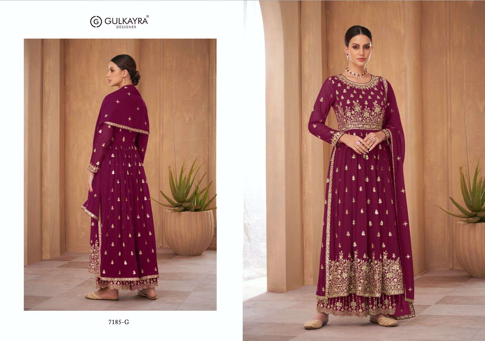 Nayra Vol-2 New Color By Gulkayra Designer 7185-F To 7185-K Series Beautiful Suits Colorful Stylish Fancy Casual Wear & Ethnic Wear Georgette Dresses At Wholesale Price