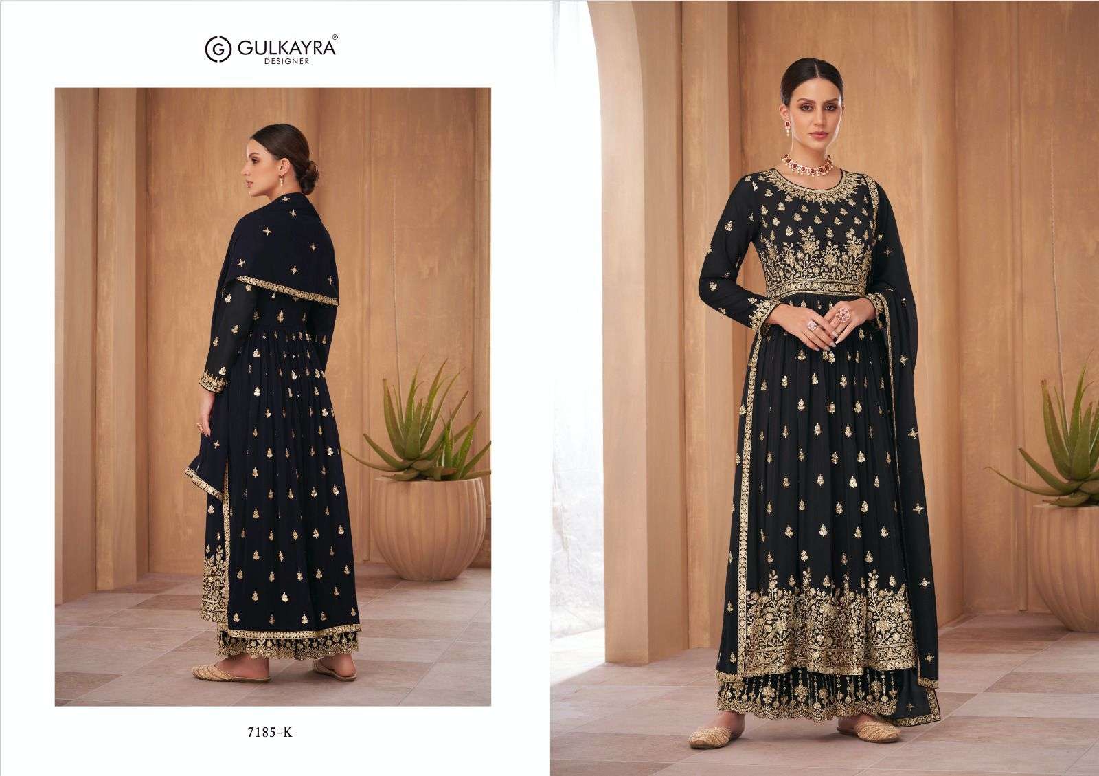 Nayra Vol-2 New Color By Gulkayra Designer 7185-F To 7185-K Series Beautiful Suits Colorful Stylish Fancy Casual Wear & Ethnic Wear Georgette Dresses At Wholesale Price