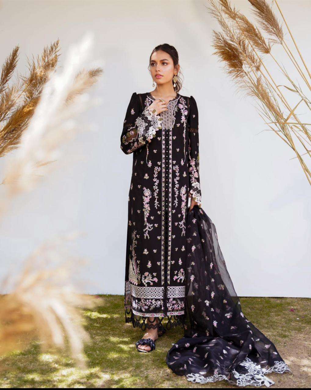 Original Pakistani Ramsha Vol-1 By Zesh Textile 01 To 08 Series Beautiful Pakistani Suits Colorful Stylish Fancy Casual Wear & Ethnic Wear Lawn Embroidered Dresses At Wholesale Price
