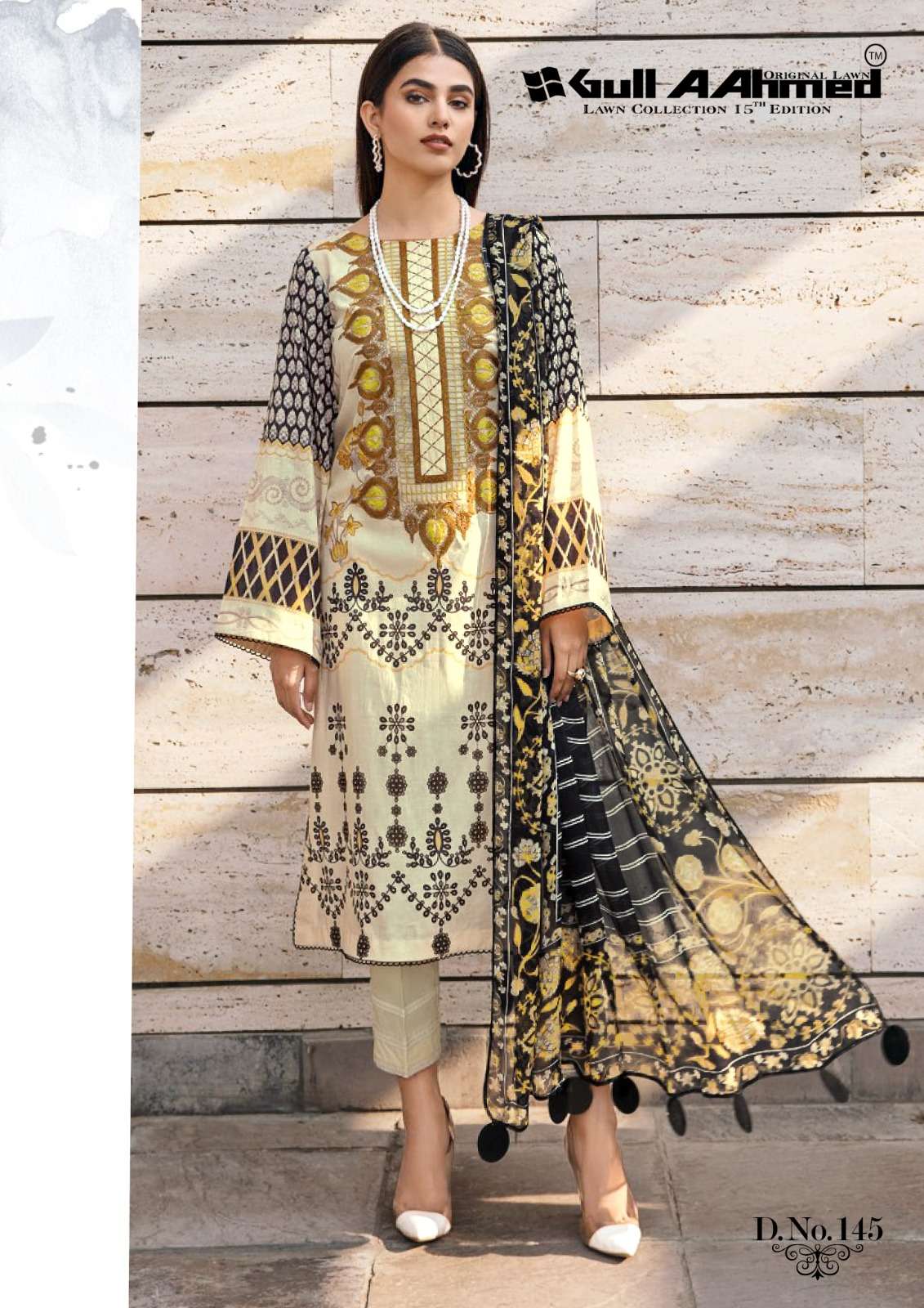 Gull Aahmed Lawn Collection Vol-15 By Gull Aahmed 141 To 146 Series Beautiful Suits Colorful Stylish Fancy Casual Wear & Ethnic Wear Pure Lawn Print Dresses At Wholesale Price
