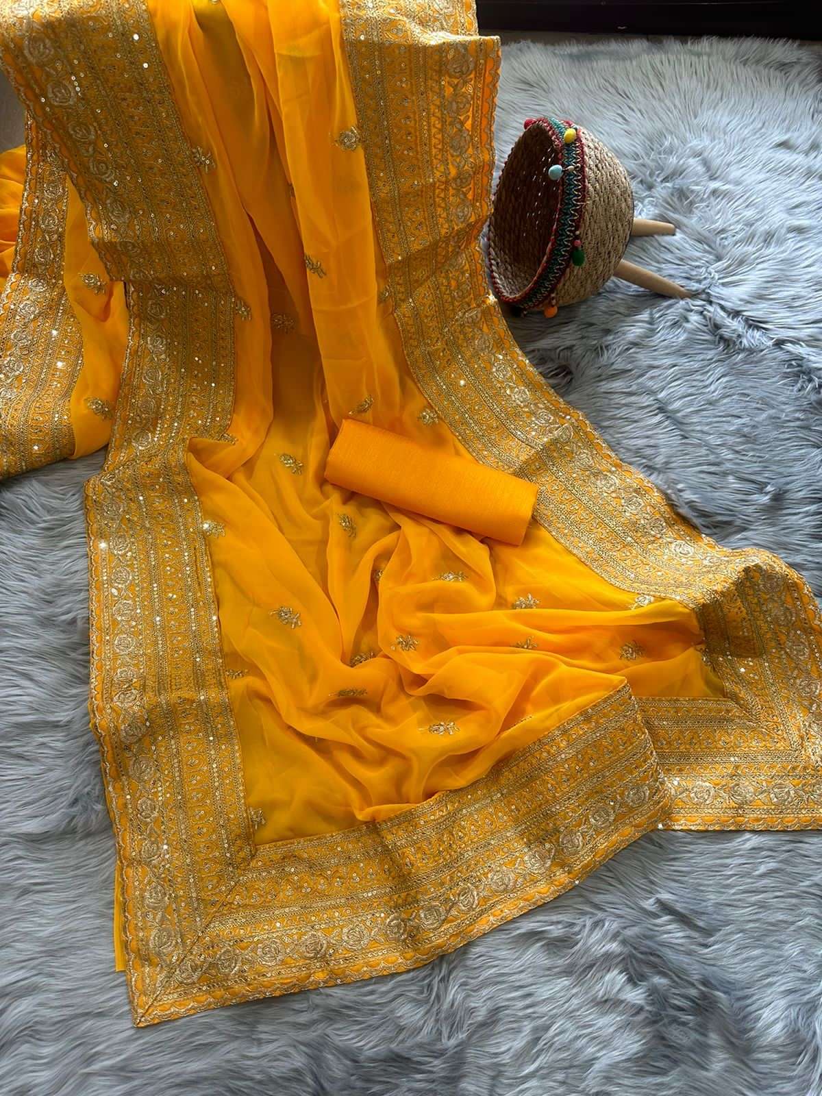 Vs-Sonali By Fashid Wholesale 01 To 06 Series Indian Traditional Wear Collection Beautiful Stylish Fancy Colorful Party Wear & Occasional Wear Georgette Sarees At Wholesale Price