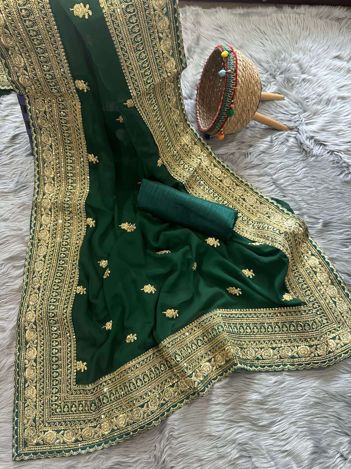 Vs-Sonali By Fashid Wholesale 01 To 06 Series Indian Traditional Wear Collection Beautiful Stylish Fancy Colorful Party Wear & Occasional Wear Georgette Sarees At Wholesale Price