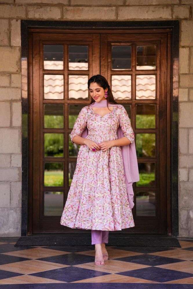 1292 By Fashid Wholesale Beautiful Anarkali Suits Colorful Stylish Fancy Casual Wear & Ethnic Wear Faux Georgette Dresses At Wholesale Price