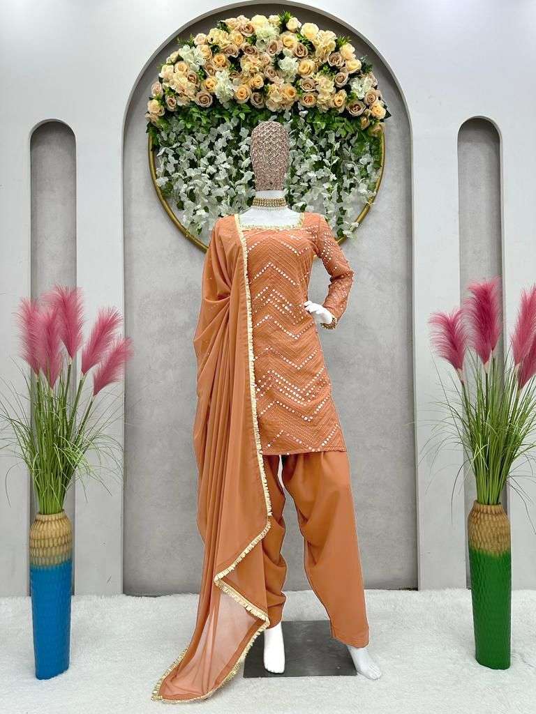 1298 By Fashid Wholesale Kd Designer Festive Suits Beautiful Fancy Colorful Stylish Party Wear & Occasional Wear Faux Georgette Dresses At Wholesale Price