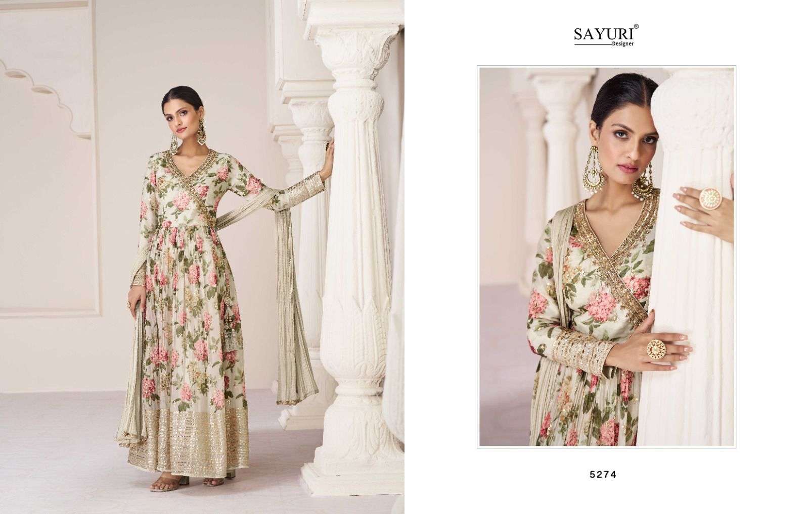 Phulaari By Sayuri 5273 To 5276 Series Beautiful Suits Colorful Stylish Fancy Casual Wear & Ethnic Wear Organza Silk Dresses At Wholesale Price