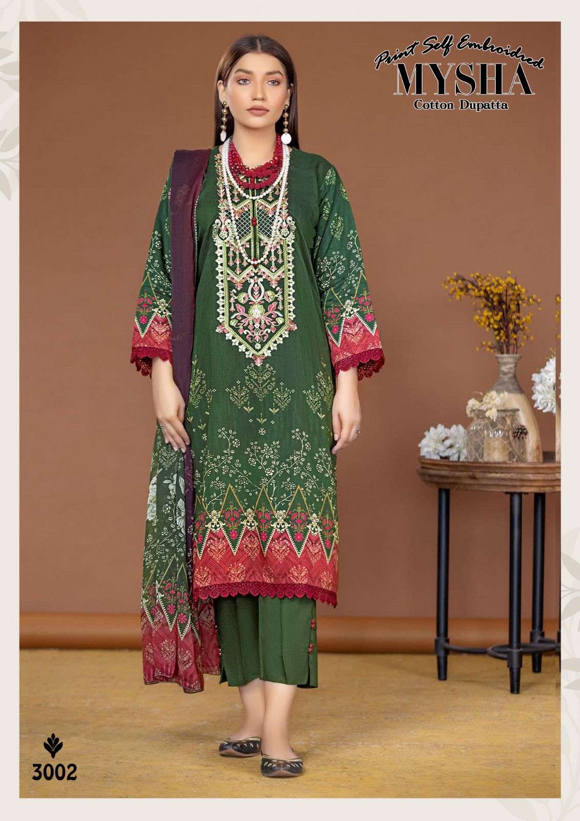 Mysha Vol-3 By Gull Aahmed 3001 To 3006 Series Beautiful Suits Colorful Stylish Fancy Casual Wear & Ethnic Wear Pure Lawn Dresses At Wholesale Price