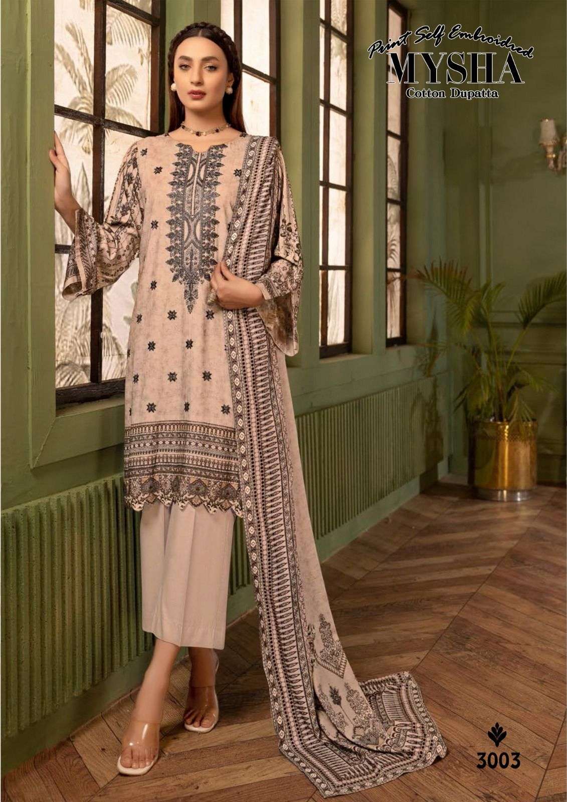Mysha Vol-3 By Gull Aahmed 3001 To 3006 Series Beautiful Suits Colorful Stylish Fancy Casual Wear & Ethnic Wear Pure Lawn Dresses At Wholesale Price