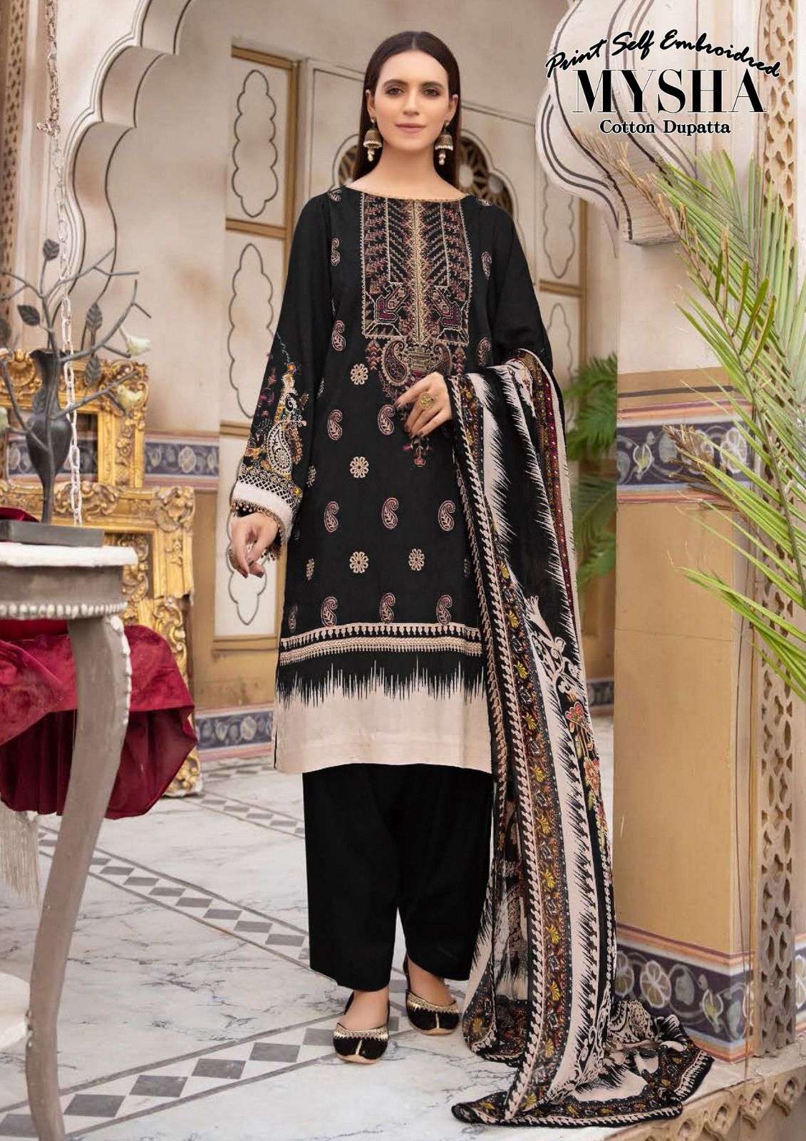Mysha Vol-3 By Gull Aahmed 3001 To 3006 Series Beautiful Suits Colorful Stylish Fancy Casual Wear & Ethnic Wear Pure Lawn Dresses At Wholesale Price