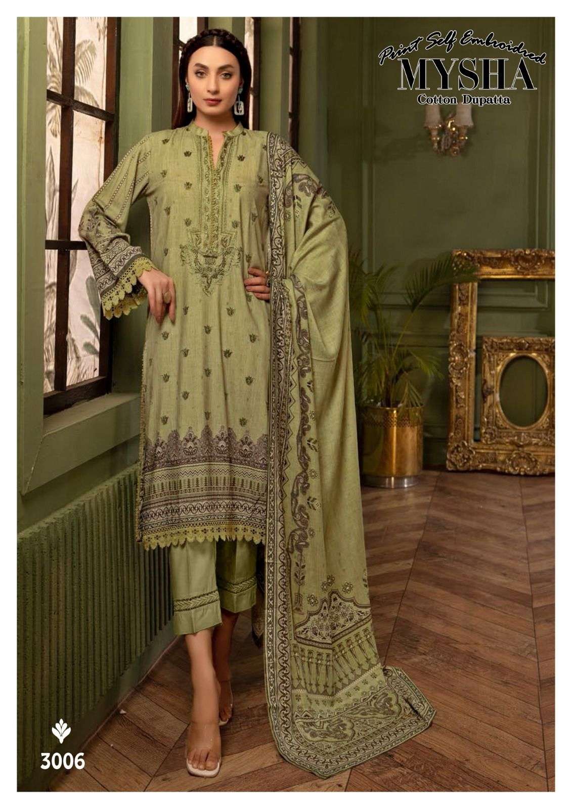Mysha Vol-3 By Gull Aahmed 3001 To 3006 Series Beautiful Suits Colorful Stylish Fancy Casual Wear & Ethnic Wear Pure Lawn Dresses At Wholesale Price